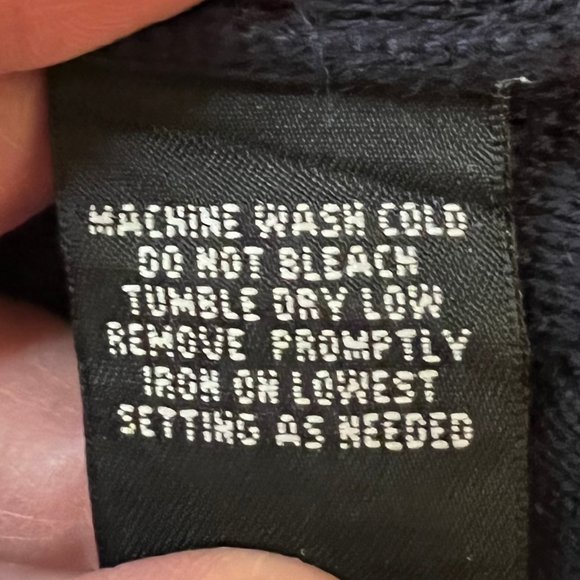 Arizona Jean Mens Sweater XL Navy Casual Pullover 1/4 Zip EXCELLENT condition - Picture 9 of 9